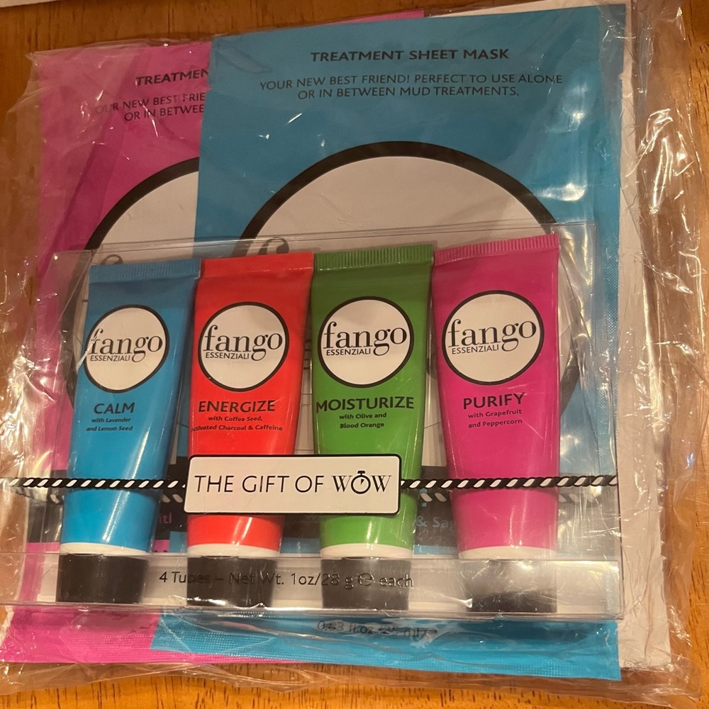 Skincare Mask Set - Blue, Red, Green, Pink